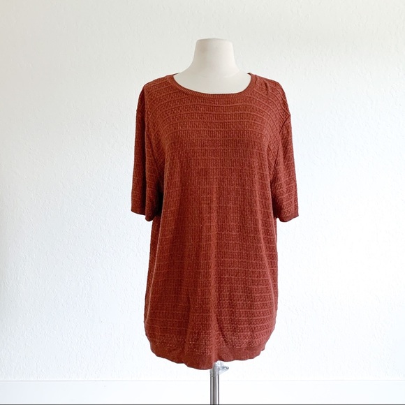 OBO ALFRED DUNNER Orange Top - Picture 2 of 7